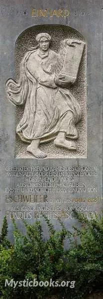Sculpture of Einhard