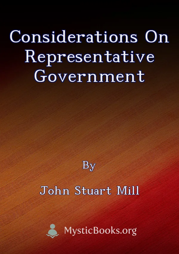 Considerations On Representative Government
