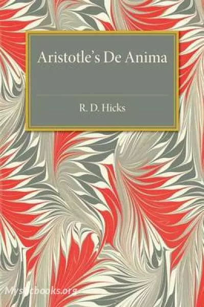 Cover of Book 'De Anima'
