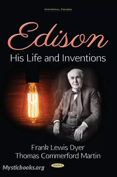 Cover of Book 'Edison, His Life and Inventions'