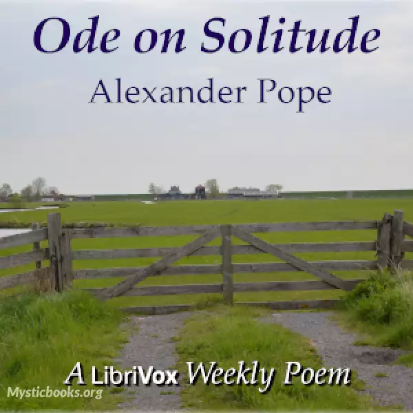 Cover of Book 'Ode on Solitude'