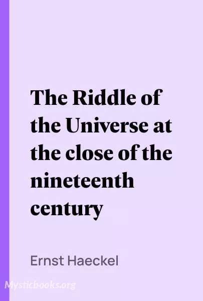 Cover of Book 'The Riddle of the Universe'