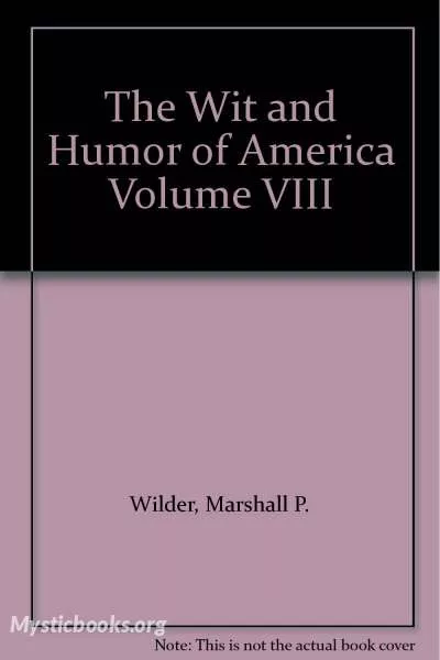 Cover of Book 'The Wit and Humor of America, Vol 08'
