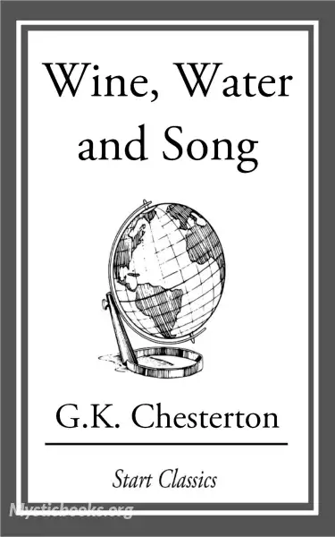 Cover of Book 'Wine, Water and Song '