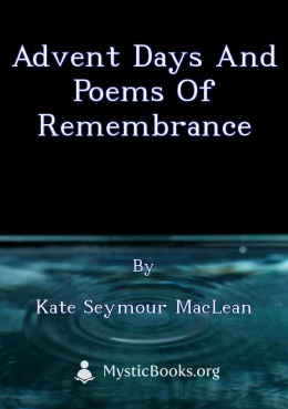 Advent Days and Poems of Remembrance Cover image