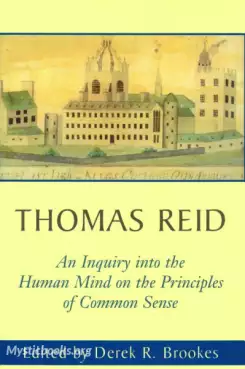 Book Cover of An Inquiry into the Human Mind on the Principles of Common Sense