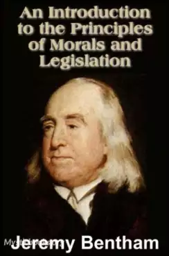 Book Cover of  An Introduction to the Principles of Morals and Legislation