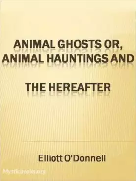 Book Cover of Animal Ghosts