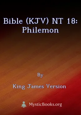 Bible (KJV) NT 18: Philemon Cover image