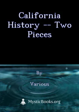 California History -- Two Pieces Cover image