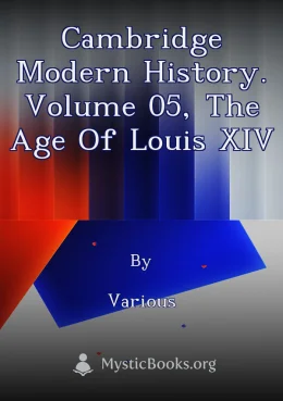 Cambridge Modern History. Volume 05, The Age of Louis XIV Cover image