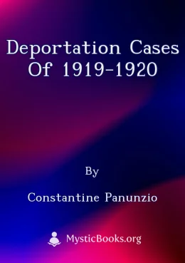 Deportation Cases of 1919-1920 Cover image