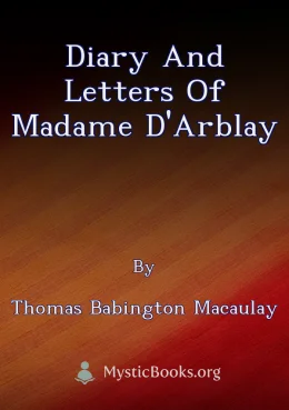 Diary and Letters of Madame D'Arblay Cover image