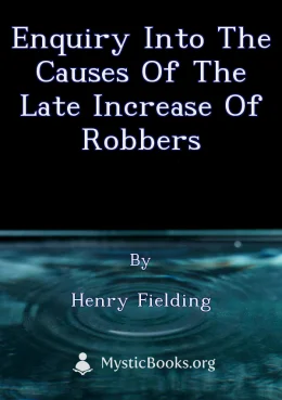 Enquiry Into The Causes Of The Late Increase Of Robbers Cover image