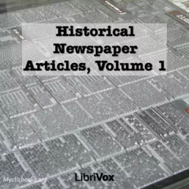 Historical Newspaper Articles, Volume 1 Cover image