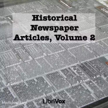 Book Cover of Historical Newspaper Articles, Volume 2