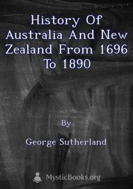 History of Australia and New Zealand from 1696 to 1890 Cover image