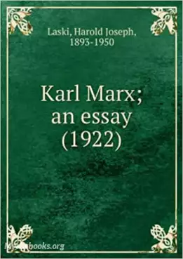 Book Cover of Karl Marx: An Essay 