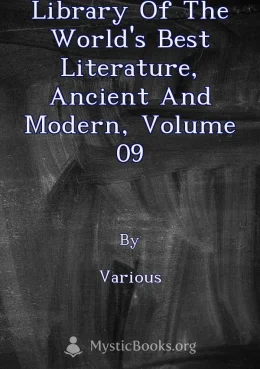 Library of the World's Best Literature, Ancient and Modern, volume 09 Cover image