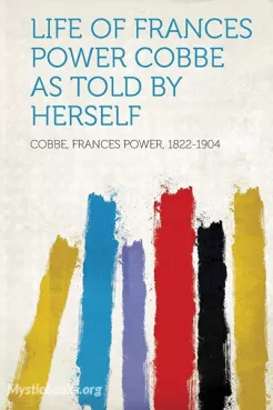 Life of Frances Power Cobbe as Told by Herself Cover image