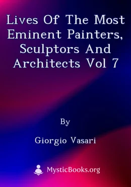 Lives of the Most Eminent Painters, Sculptors and Architects Vol 7 Cover image