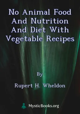 No Animal Food and Nutrition and Diet with Vegetable Recipes Cover image