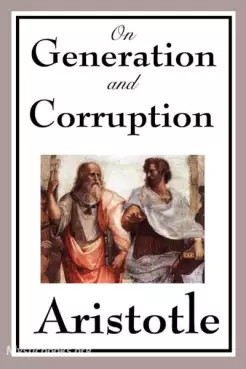 Book Cover of On Generation and Corruption 