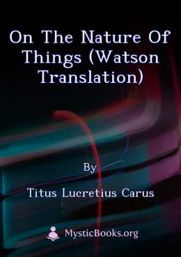 On the Nature of Things (Watson translation) Cover image