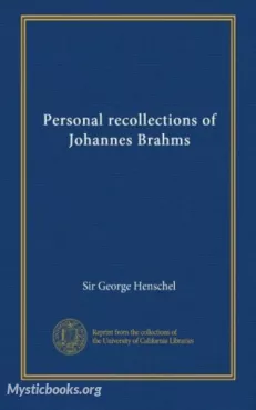 Personal Recollections of Johannes Brahms Cover image