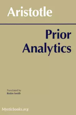 Book Cover of Prior Analytics 