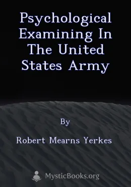 Psychological Examining in the United States Army Cover image
