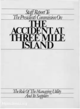 Book Cover of Report of the President's Commission on the Accident at Three Mile Island