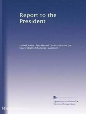 Cover of Report to the President by the Presidential Commission on the Space Shuttle Challenger Accident