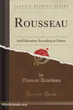 Book Cover of Rousseau and Education According to Nature