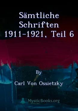 Sämtliche Schriften 1911-1921, Teil 6 Cover image