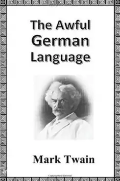 Book Cover of The Awful German Language