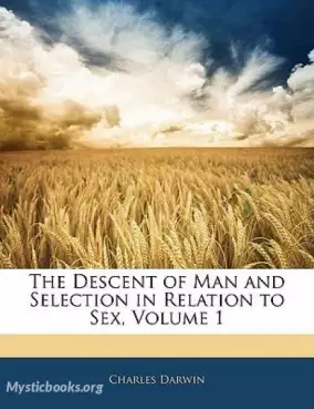 Book Cover of  The Descent of Man and Selection in Relation to Sex, Part 1
