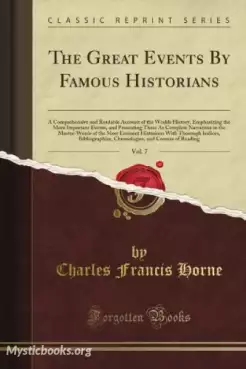 The Great Events by Famous Historians, Volume 07 Cover image