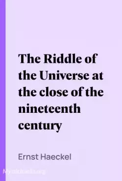 Book Cover of The Riddle of the Universe