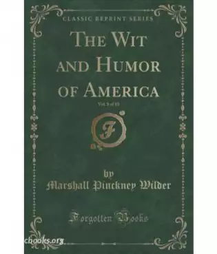 Book Cover of The Wit and Humor of America, Vol 09