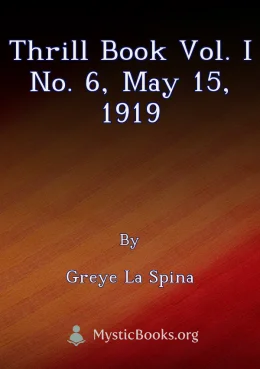 Thrill Book Vol. I No. 6, May 15, 1919 Cover image