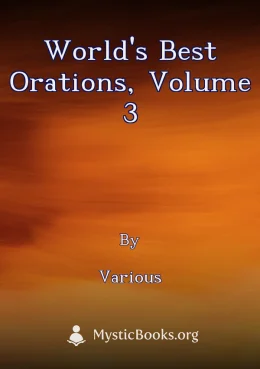 World's Best Orations, Volume 3 Cover image