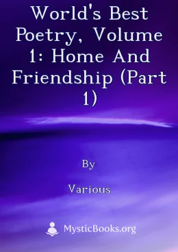 World's Best Poetry, Volume 1: Home and Friendship (Part 1) Cover image