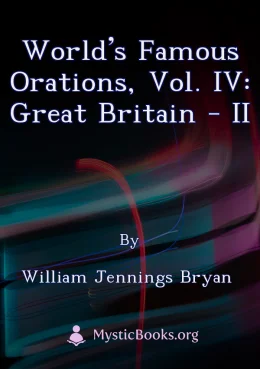 World’s Famous Orations, Vol. IV: Great Britain - II Cover image
